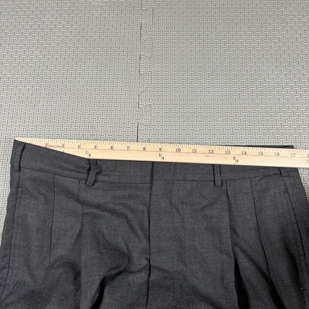 VTG Brooks Brothers Makers Men's Wool Pleated Dress Pants Made USA 34x29 Cuffed - Picture 5 of 11